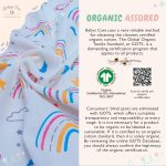BABYS CARE Muslin Burp Cloth Pack of 5 | 100% Organic Cotton | Versatile Use Washcloth Face Cloth Cleaning Mess | Lightweight Baby Towel | Handy for Changing Cleaning Feeding Baby | 26"x26" | Rainbow - Image 5
